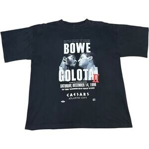 Bowe VS Golota II 90’s Vintage Atlantic City Boxing T-shirt